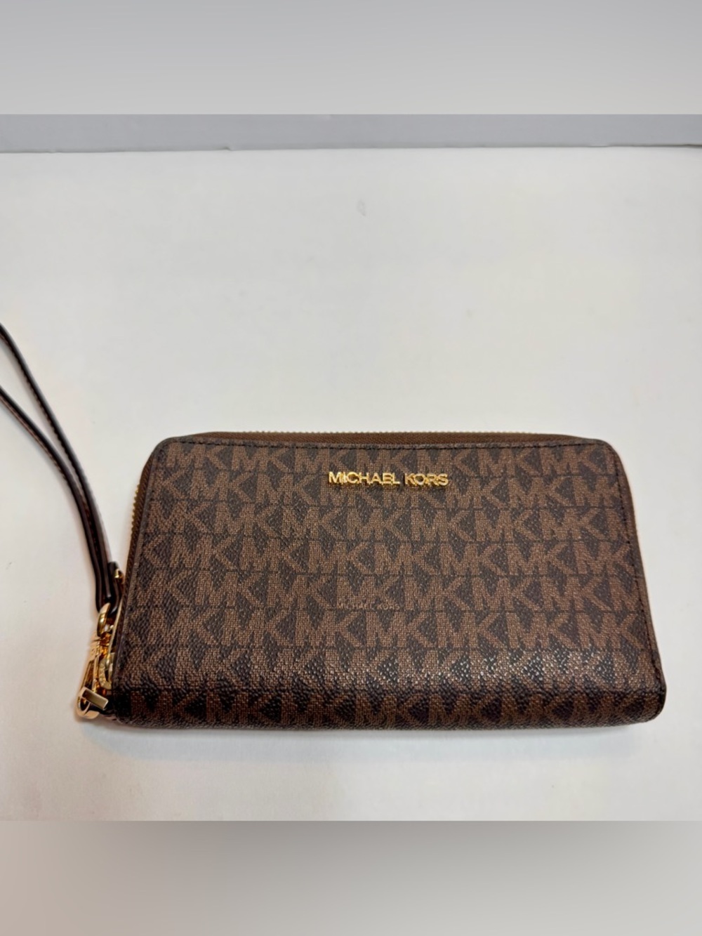 Pre-owned Michael Kors Jet Set Travel Large Continental Wallet wristlet